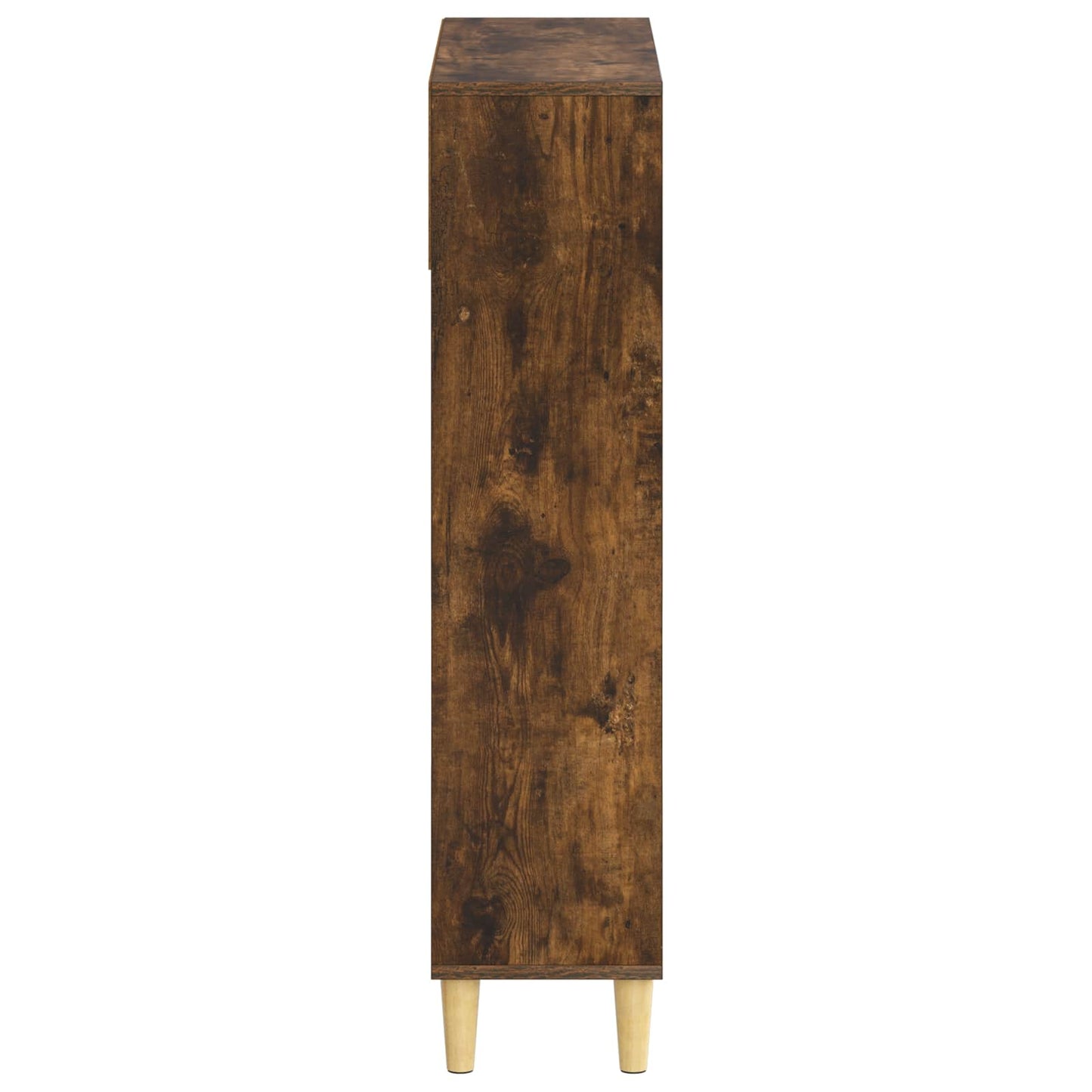 vidaXL Shoe Cabinet ARNHEM 78 x 24 x 103 cm Engineered Wood Smoked Oak