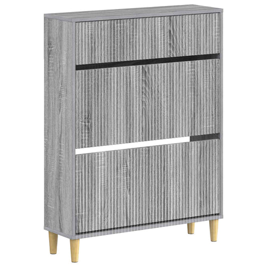 vidaXL Shoe Cabinet ARNHEM 78 x 24 x 103 cm Engineered Wood