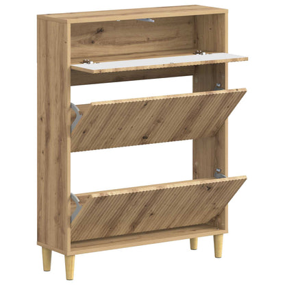 vidaXL Shoe Cabinet ARNHEM 78 x 24 x 103 cm Engineered Wood