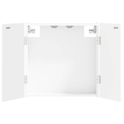 vidaXL Dartboard Cabinet ARNHEM White 52.5 x 10.5 x 53.5 cm