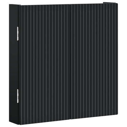 vidaXL Dartboard Cabinet ARNHEM Black 52.5 x 10.5 x 53.5 cm