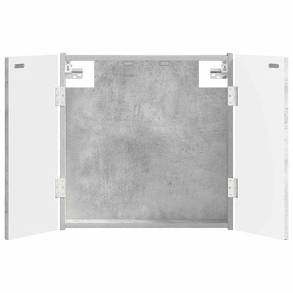 vidaXL Dartboard Cabinet ARNHEM Concrete Grey 52.5 x 10.5 x 53.5 cm