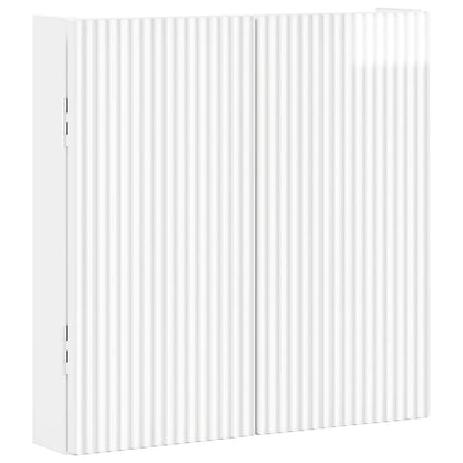 vidaXL Dartboard Cabinet ARNHEM High Gloss White 52.5 x 10.5 x 53.5 cm