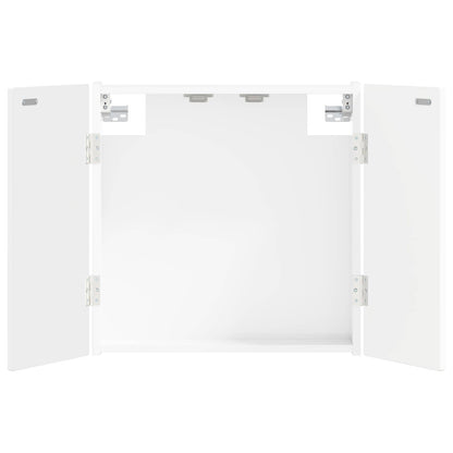 vidaXL Dartboard Cabinet ARNHEM High Gloss White 52.5 x 10.5 x 53.5 cm