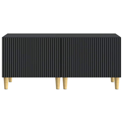 vidaXL TV Cabinet Black Engineered Wood