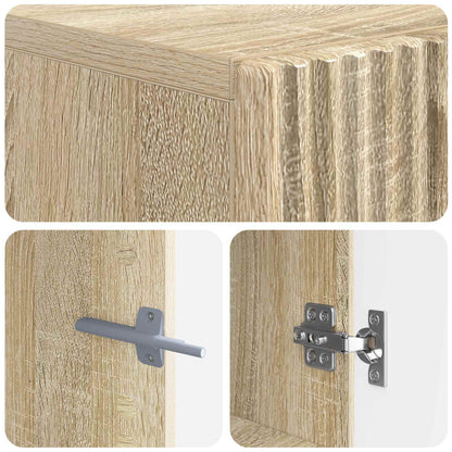 vidaXL TV Cabinet Sonoma Oak Engineered Wood