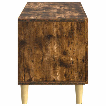 vidaXL TV Cabinet Smoked Oak Engineered Wood