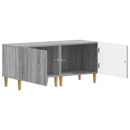 vidaXL TV Cabinet Grey Sonoma Engineered Wood