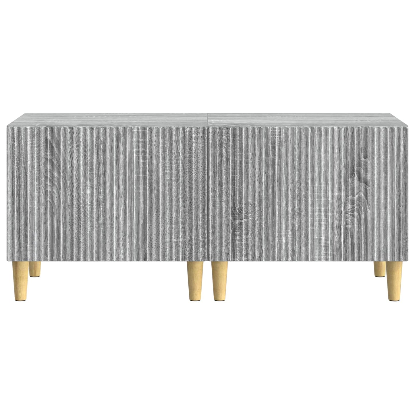 vidaXL TV Cabinet Grey Sonoma Engineered Wood