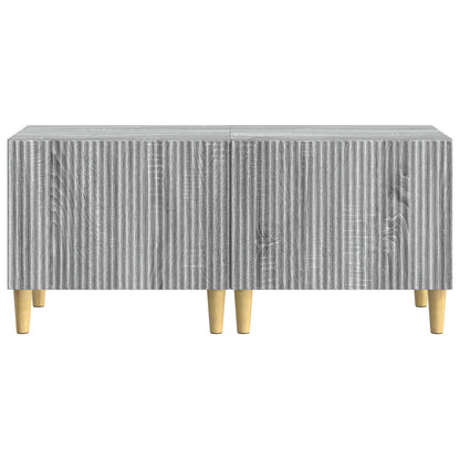 vidaXL TV Cabinet Grey Sonoma Engineered Wood