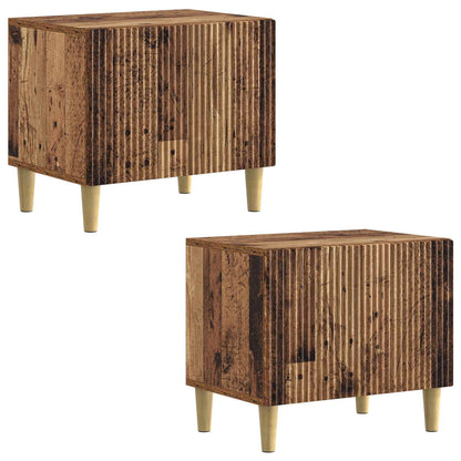vidaXL TV Cabinet Old Wood Engineered Wood