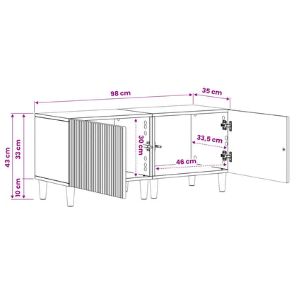 vidaXL TV Cabinet Old Wood Engineered Wood