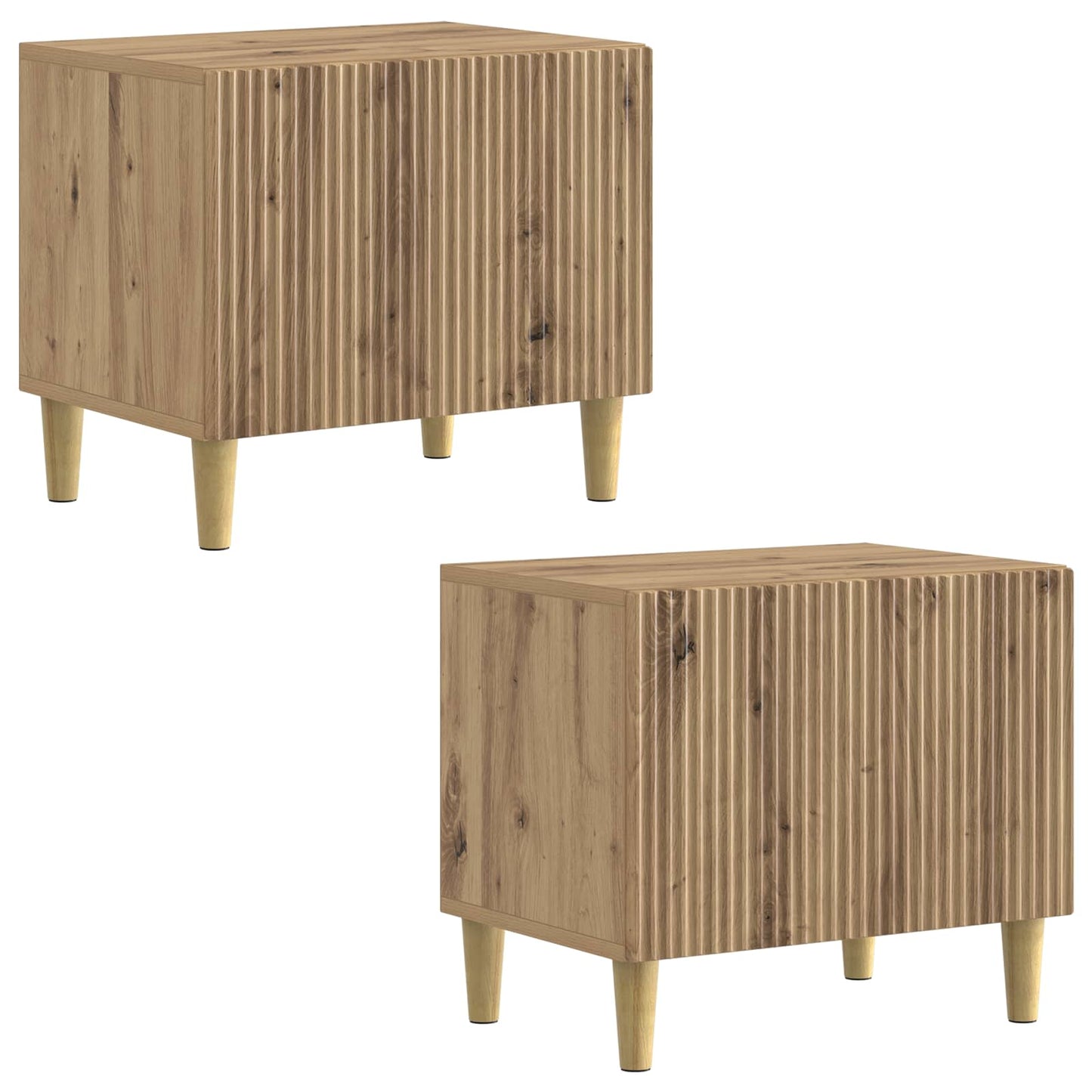 vidaXL TV Cabinet Artisan Oak Engineered Wood