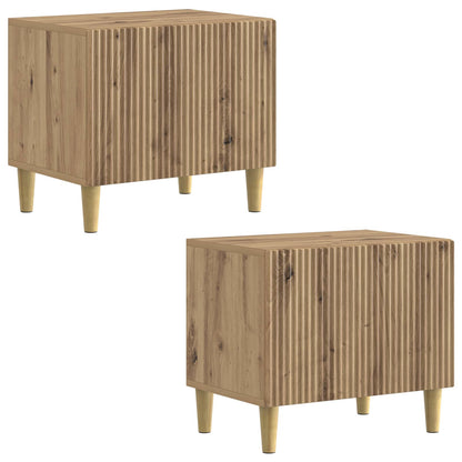 vidaXL TV Cabinet Artisan Oak Engineered Wood