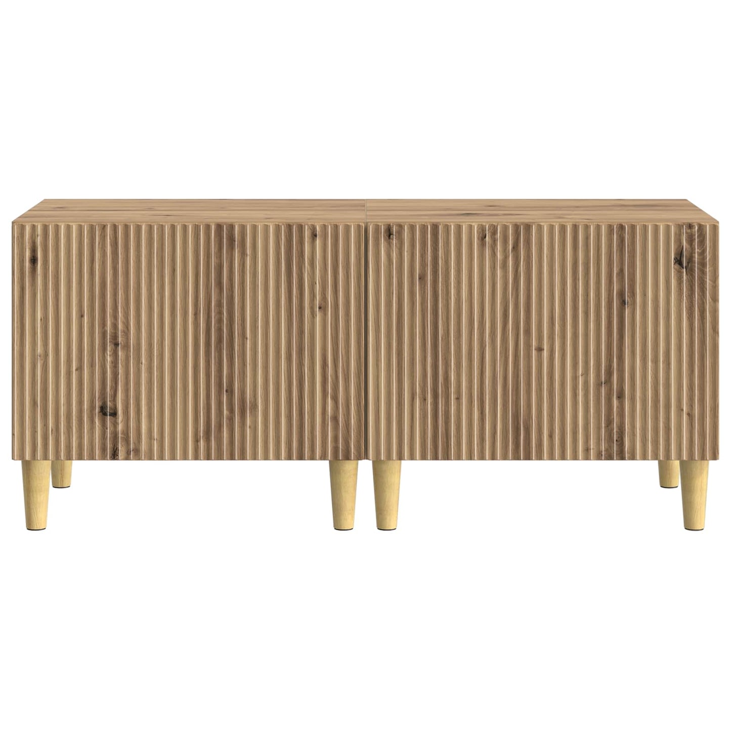 vidaXL TV Cabinet Artisan Oak Engineered Wood
