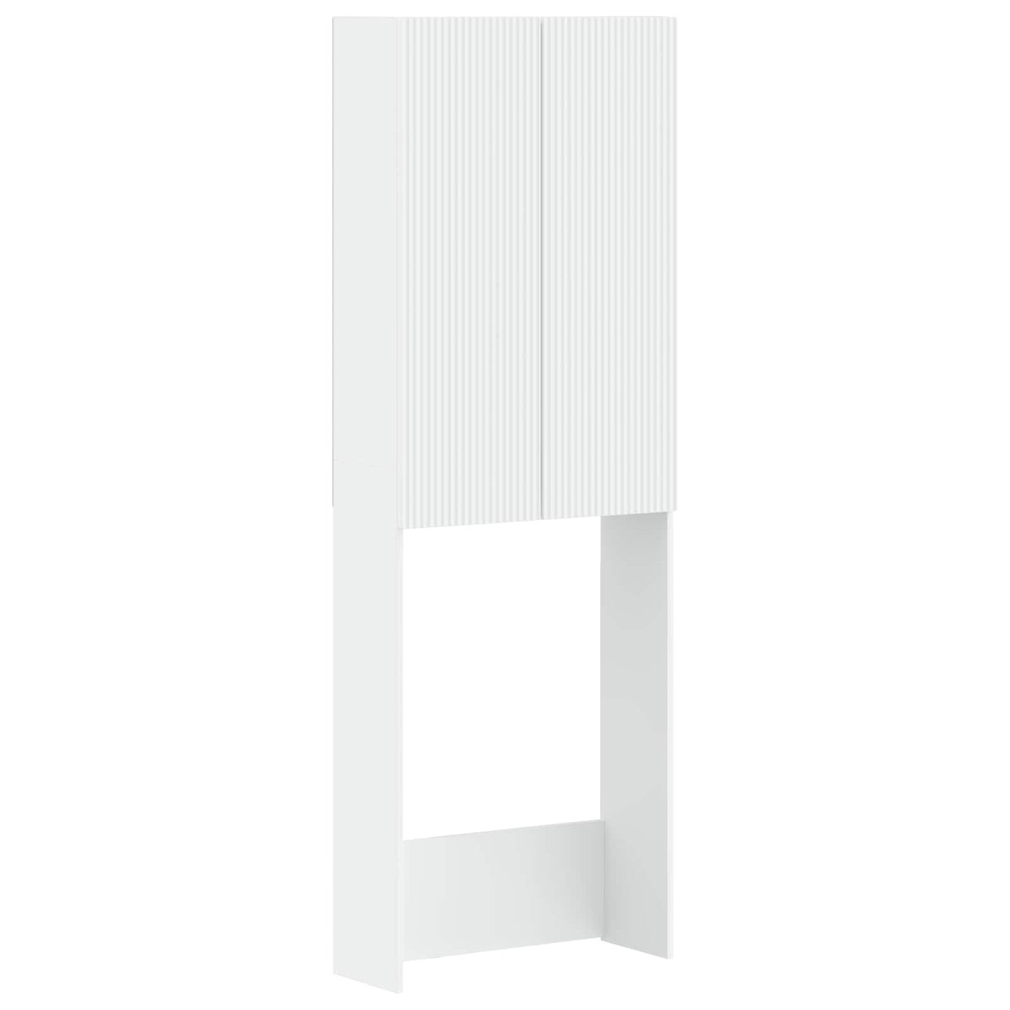 vidaXL Toilet Cabinet ARNHEM White 66 x 25.5 x 190 cm Engineered Wood
