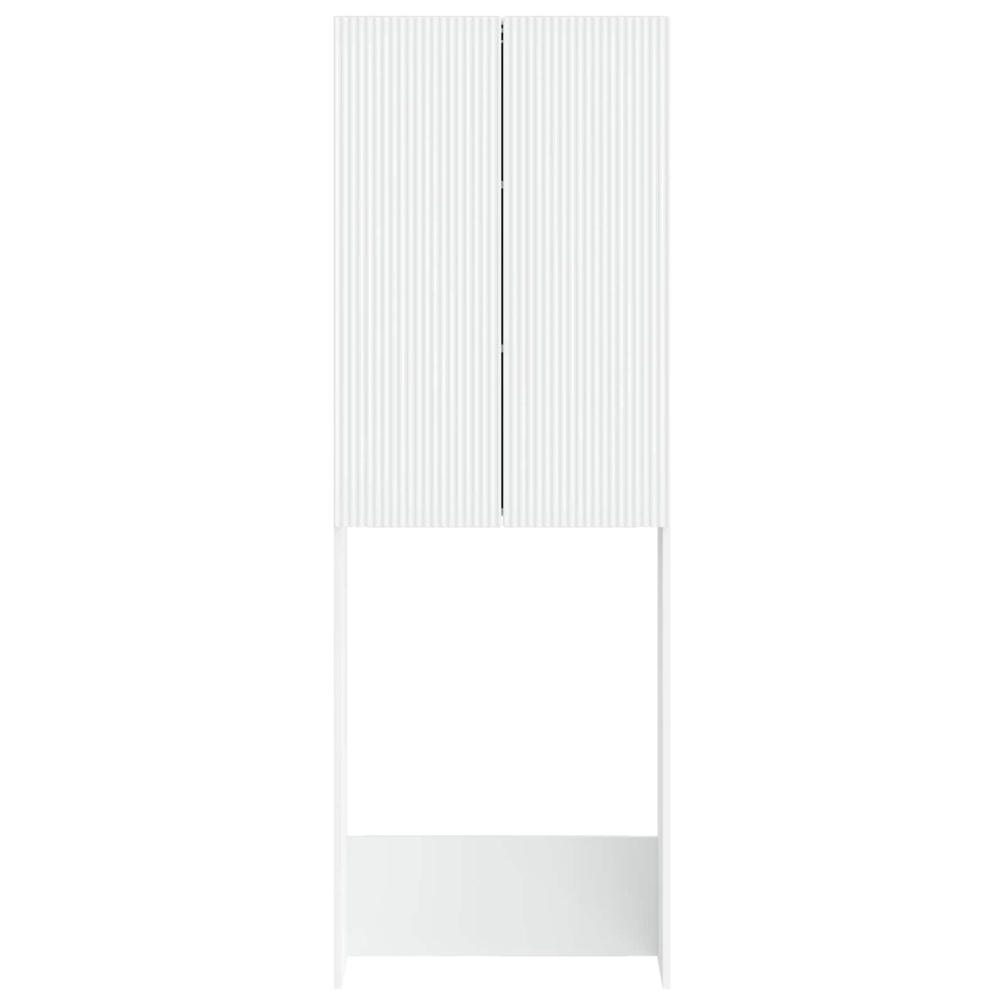 vidaXL Toilet Cabinet ARNHEM White 66 x 25.5 x 190 cm Engineered Wood