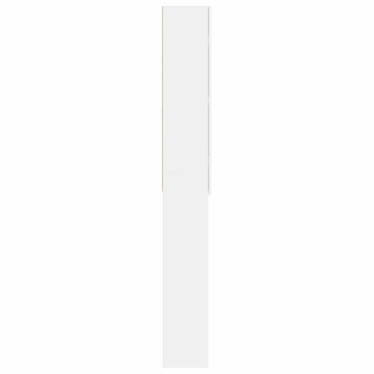 vidaXL Toilet Cabinet ARNHEM White 66 x 25.5 x 190 cm Engineered Wood