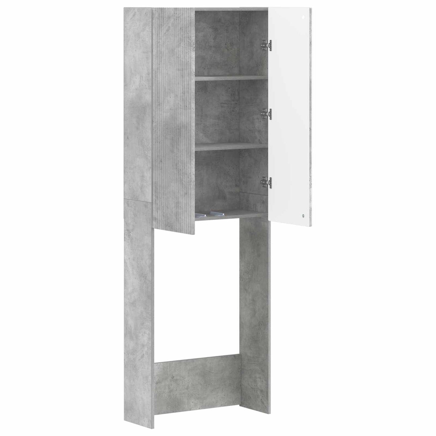 vidaXL Toilet Cabinet ARNHEM Concrete Grey 66 x 25.5 x 190 cm