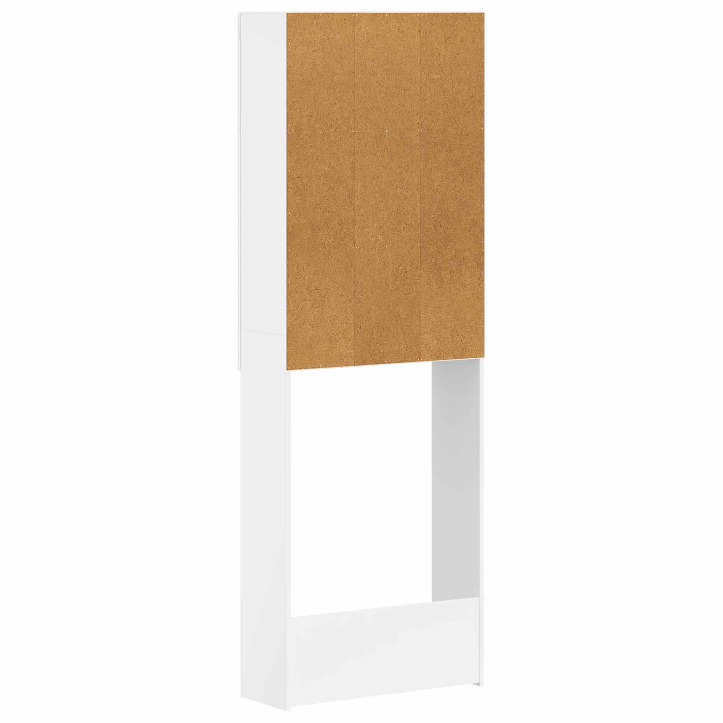 vidaXL Toilet Cabinet ARNHEM High Gloss White 66 x 25.5 x 190 cm