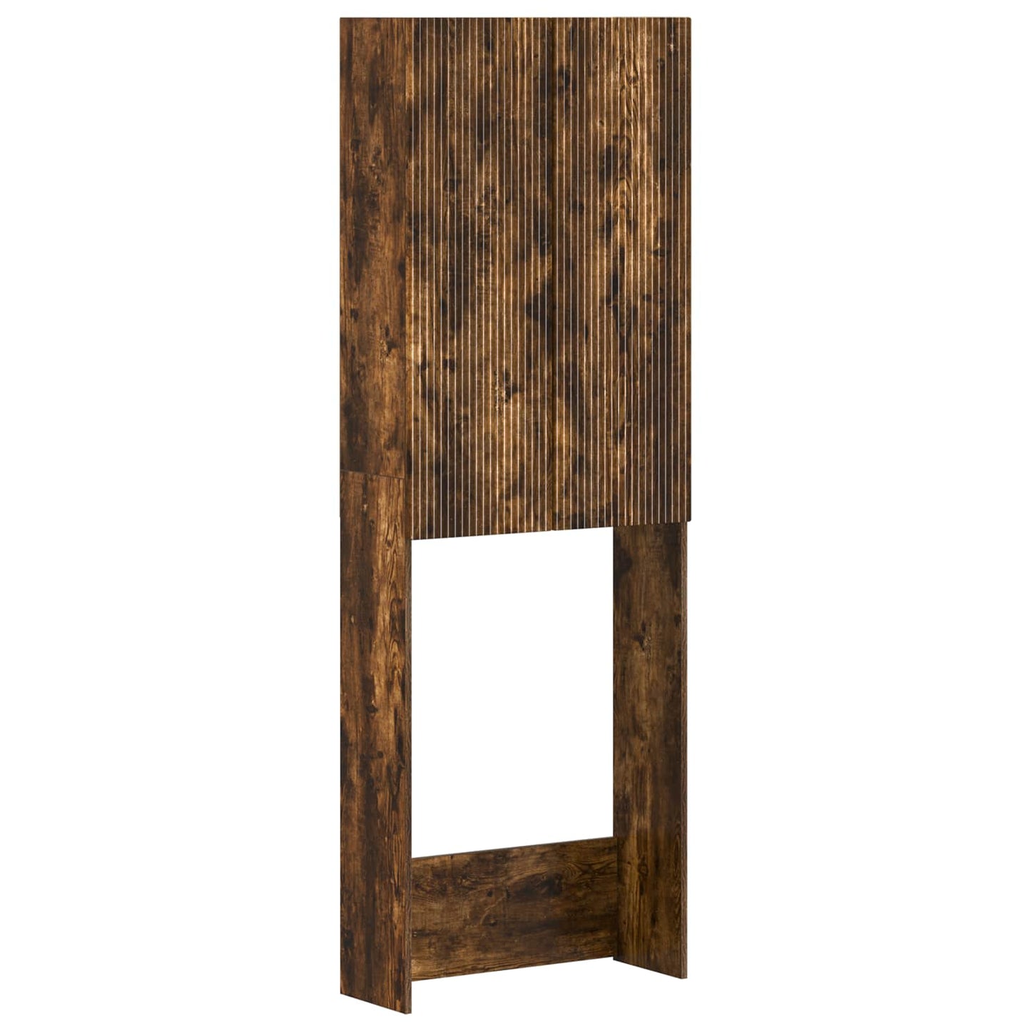 vidaXL Toilet Cabinet ARNHEM Smoked Oak 66 x 25.5 x 190 cm
