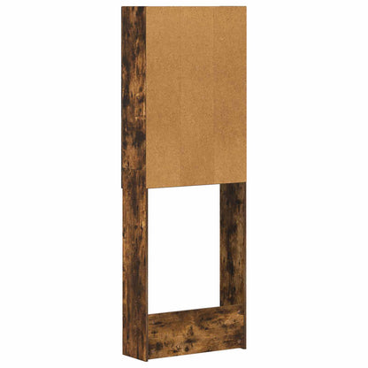 vidaXL Toilet Cabinet ARNHEM Smoked Oak 66 x 25.5 x 190 cm