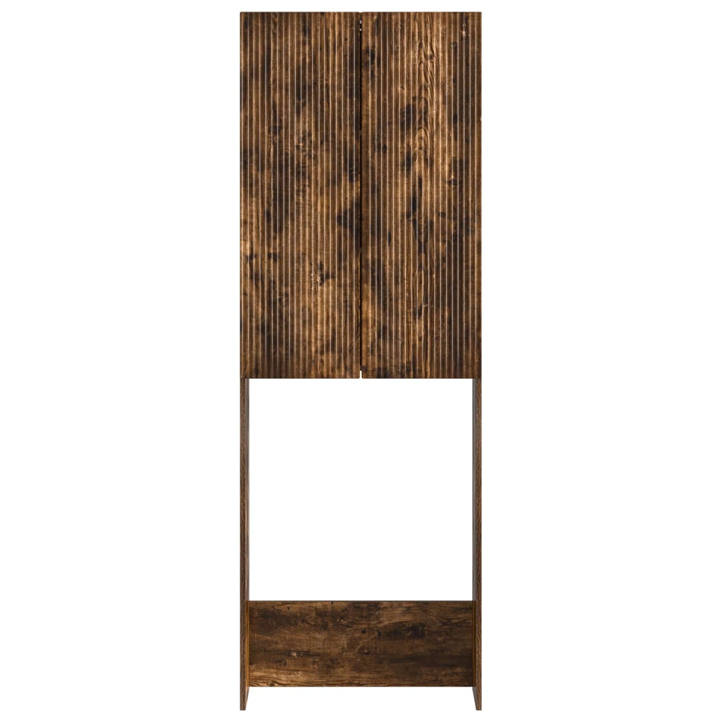 vidaXL Toilet Cabinet ARNHEM Smoked Oak 66 x 25.5 x 190 cm