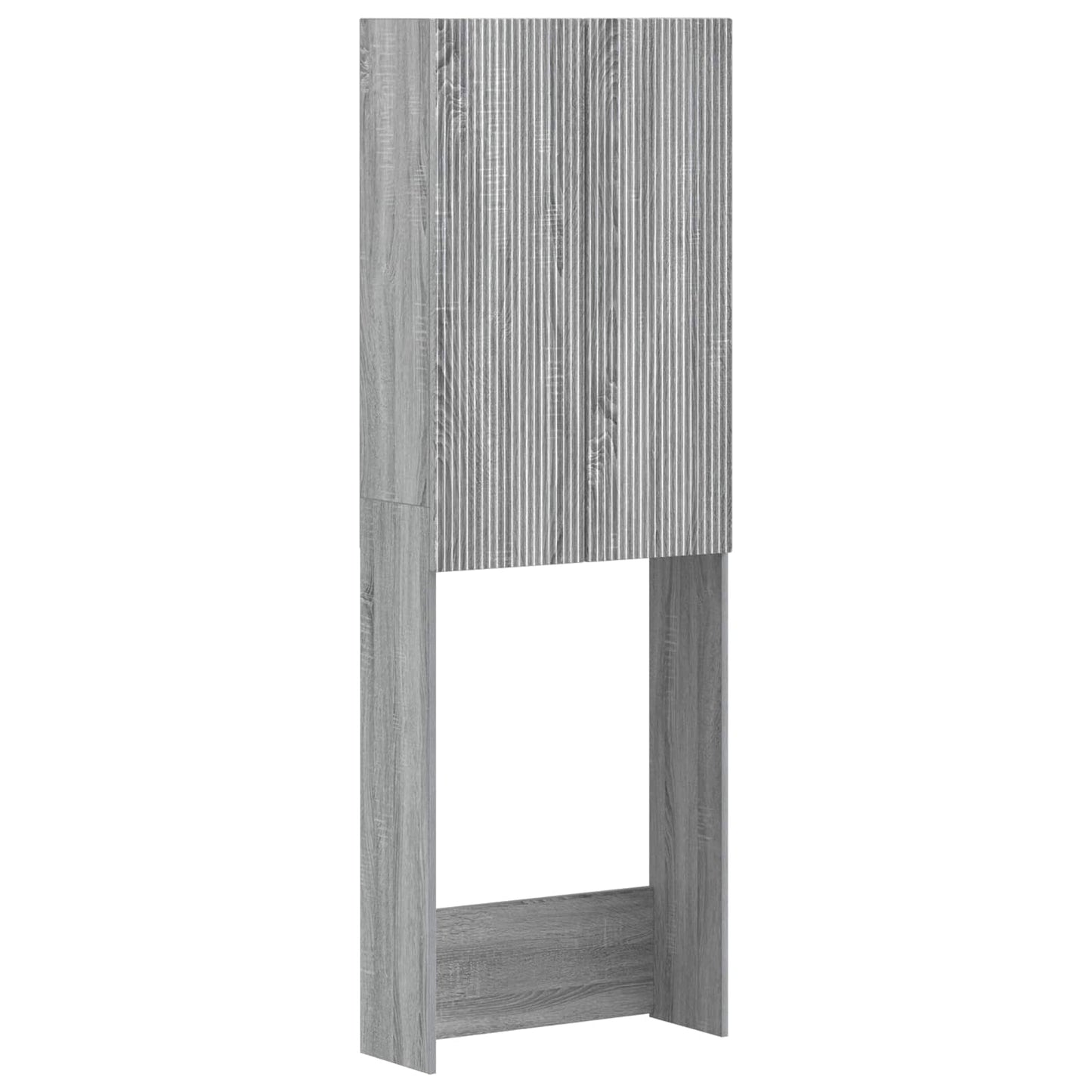 vidaXL Toilet Cabinet ARNHEM Grey Sonoma 66 x 25.5 x 190 cm