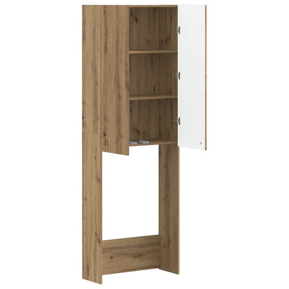 vidaXL Toilet Cabinet ARNHEM Artisan Oak 66 x 25.5 x 190 cm