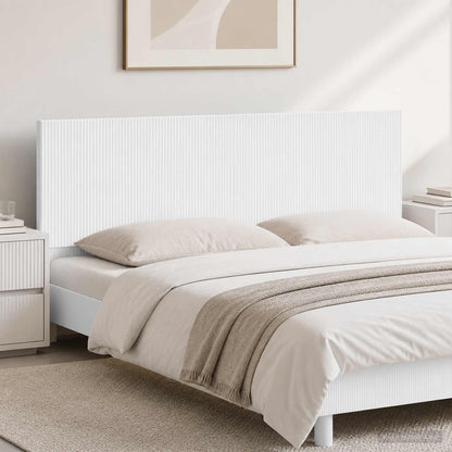 vidaXL Wall-Mounted Headboard ARNHEM White Engineered Wood