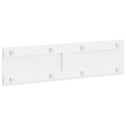 vidaXL Wall-Mounted Headboard ARNHEM White Engineered Wood
