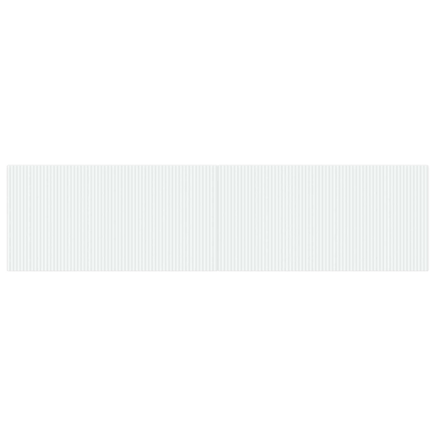 vidaXL Wall-Mounted Headboard ARNHEM White Engineered Wood