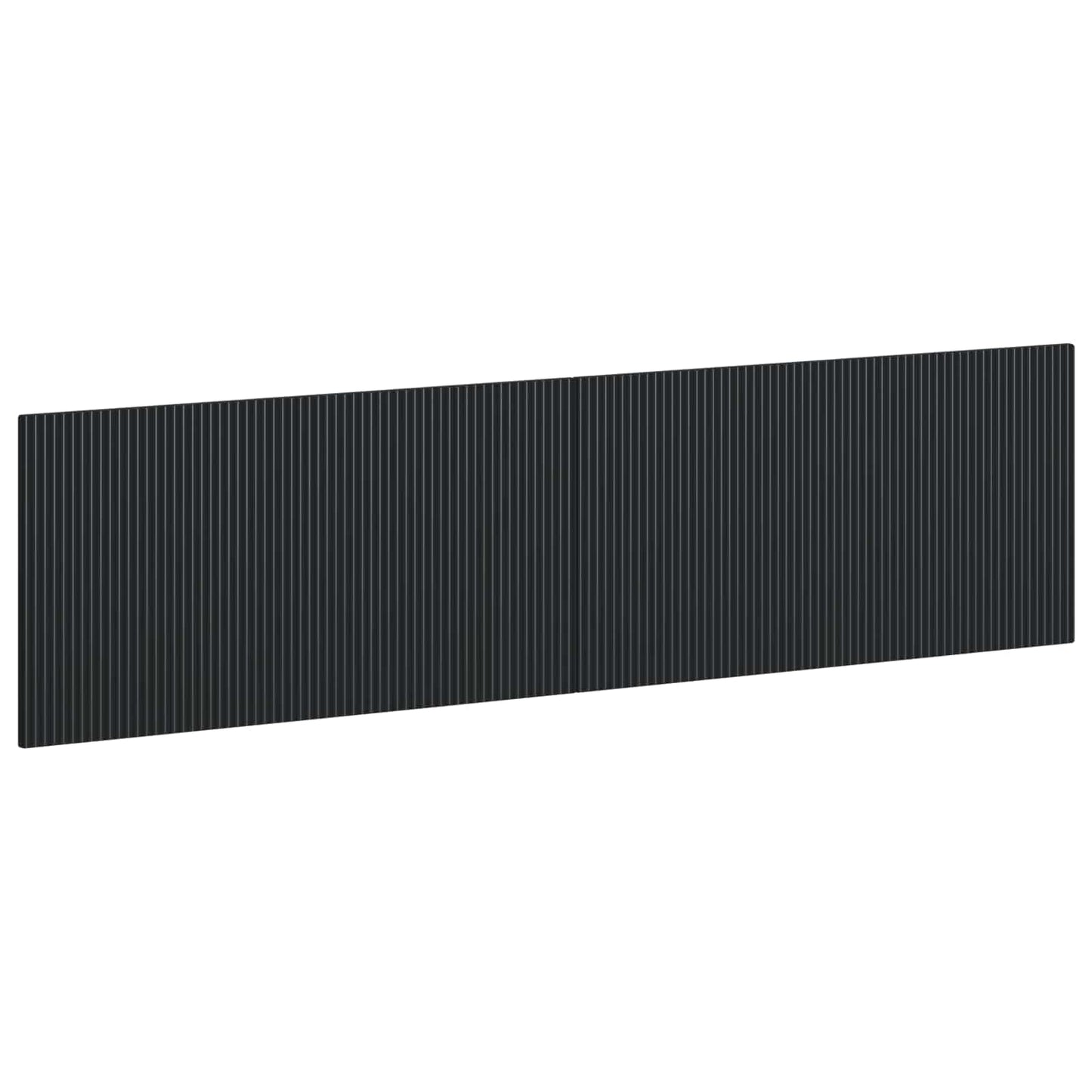 vidaXL Wall-Mounted Headboard ARNHEM Black Engineered Wood