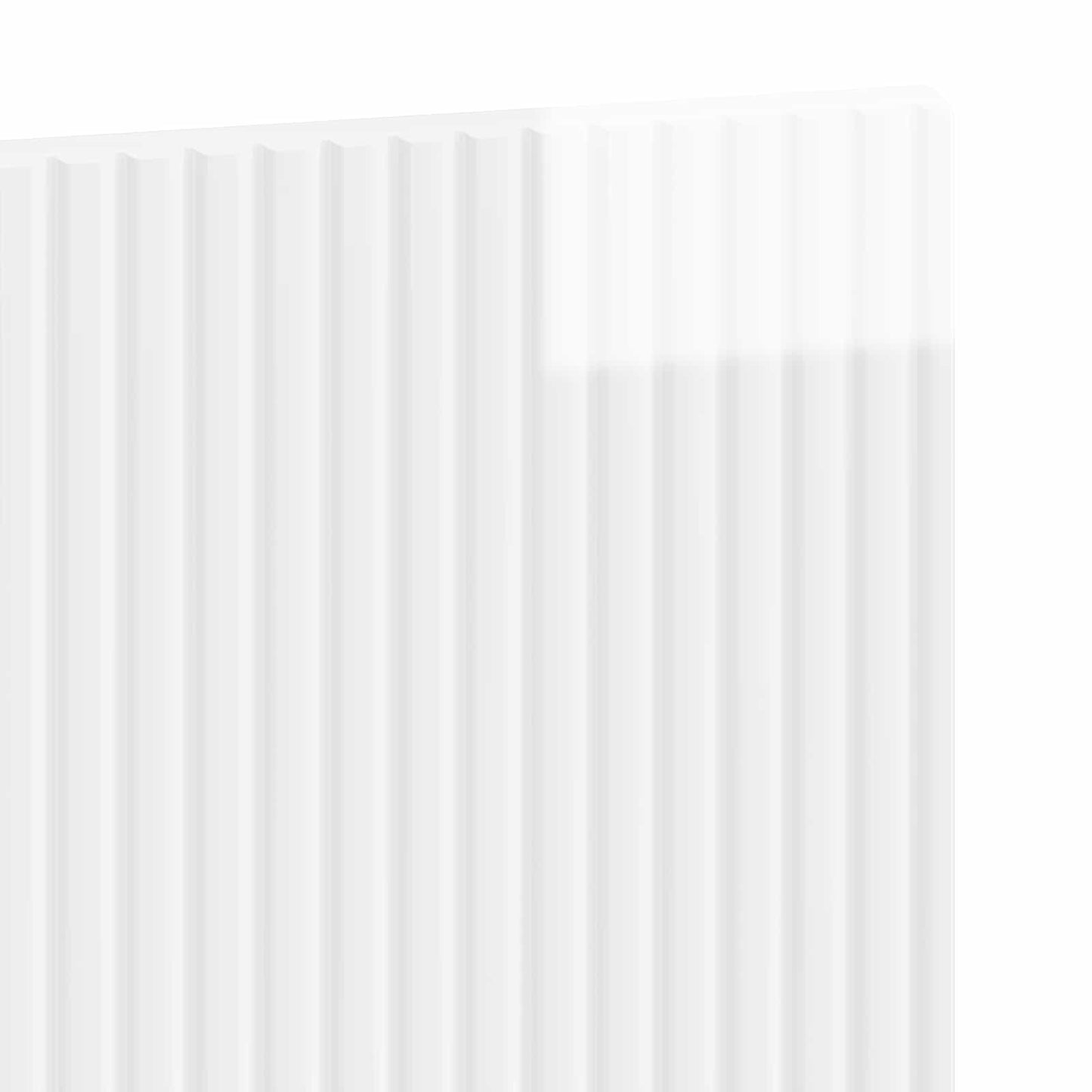vidaXL Wall-Mounted Headboard ARNHEM High Gloss White Engineered Wood