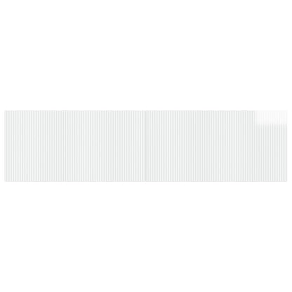 vidaXL Wall-Mounted Headboard ARNHEM High Gloss White Engineered Wood