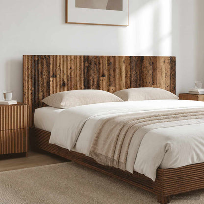 vidaXL Wall-Mounted Headboard ARNHEM Old Wood Engineered Wood