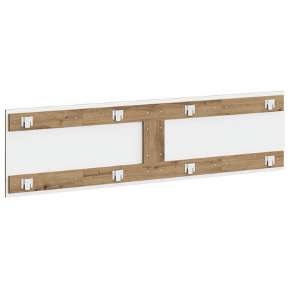 vidaXL Wall-Mounted Headboard ARNHEM Artisan Oak Engineered Wood