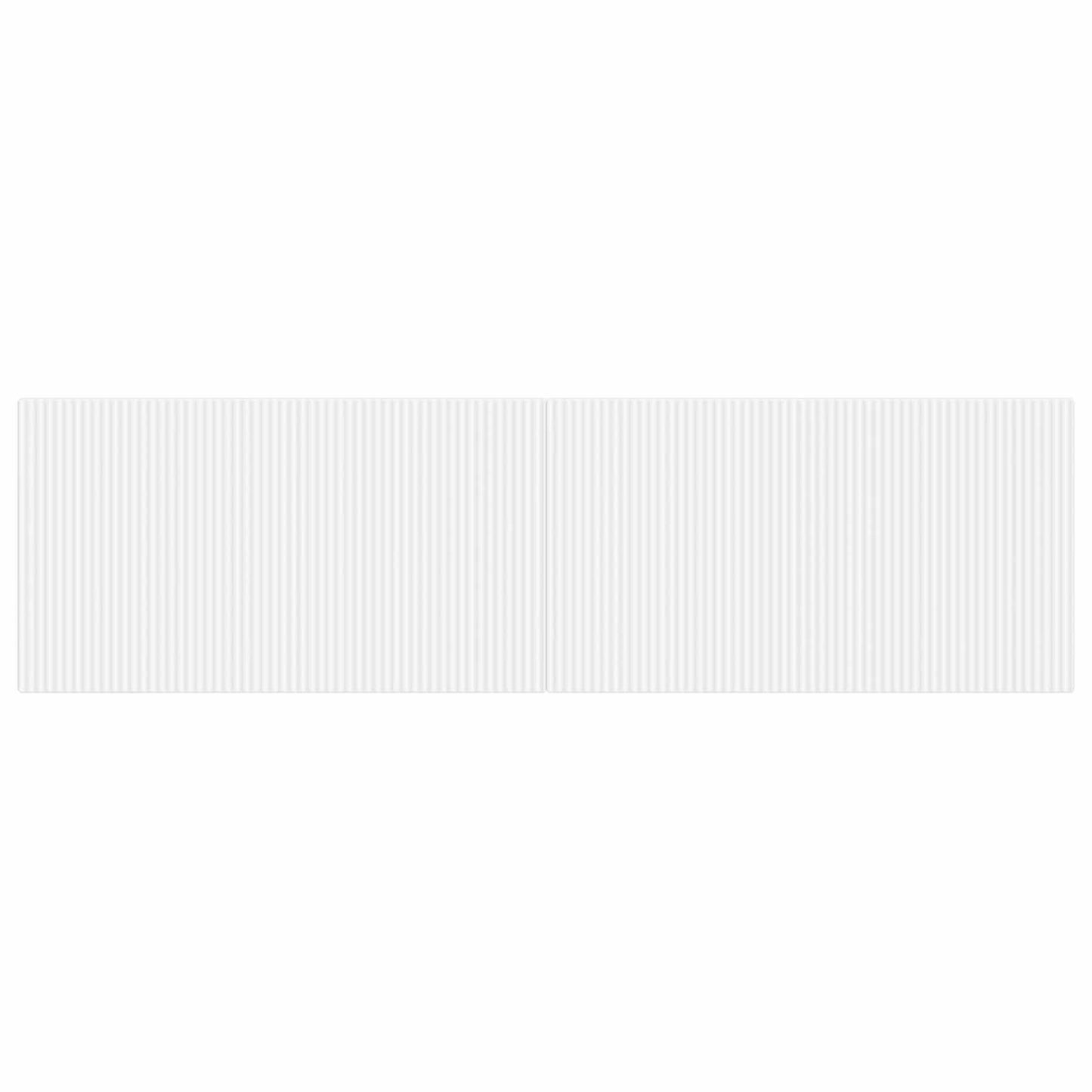 vidaXL Wall-Mounted Headboard ARNHEM White Engineered Wood