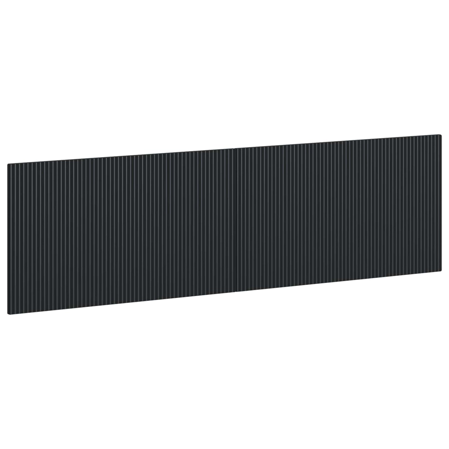 vidaXL Wall-Mounted Headboard ARNHEM Black Engineered Wood
