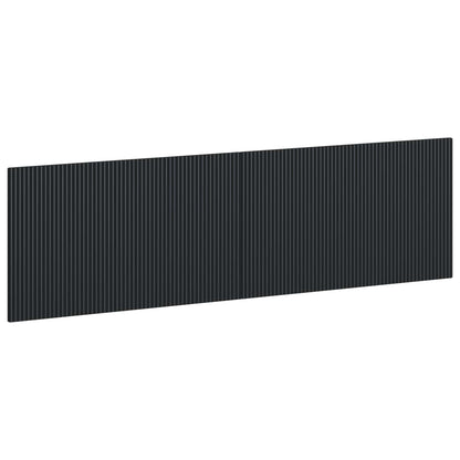 vidaXL Wall-Mounted Headboard ARNHEM Black Engineered Wood