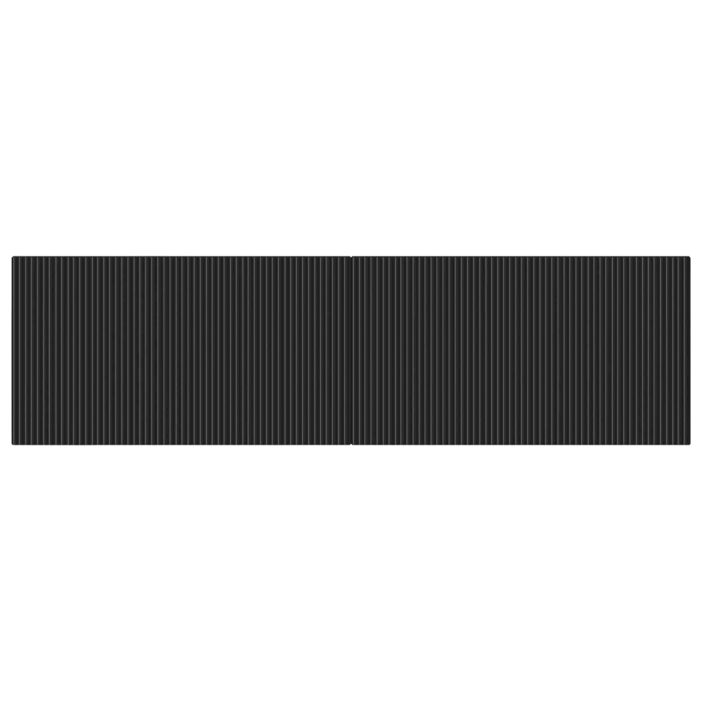 vidaXL Wall-Mounted Headboard ARNHEM Black Engineered Wood