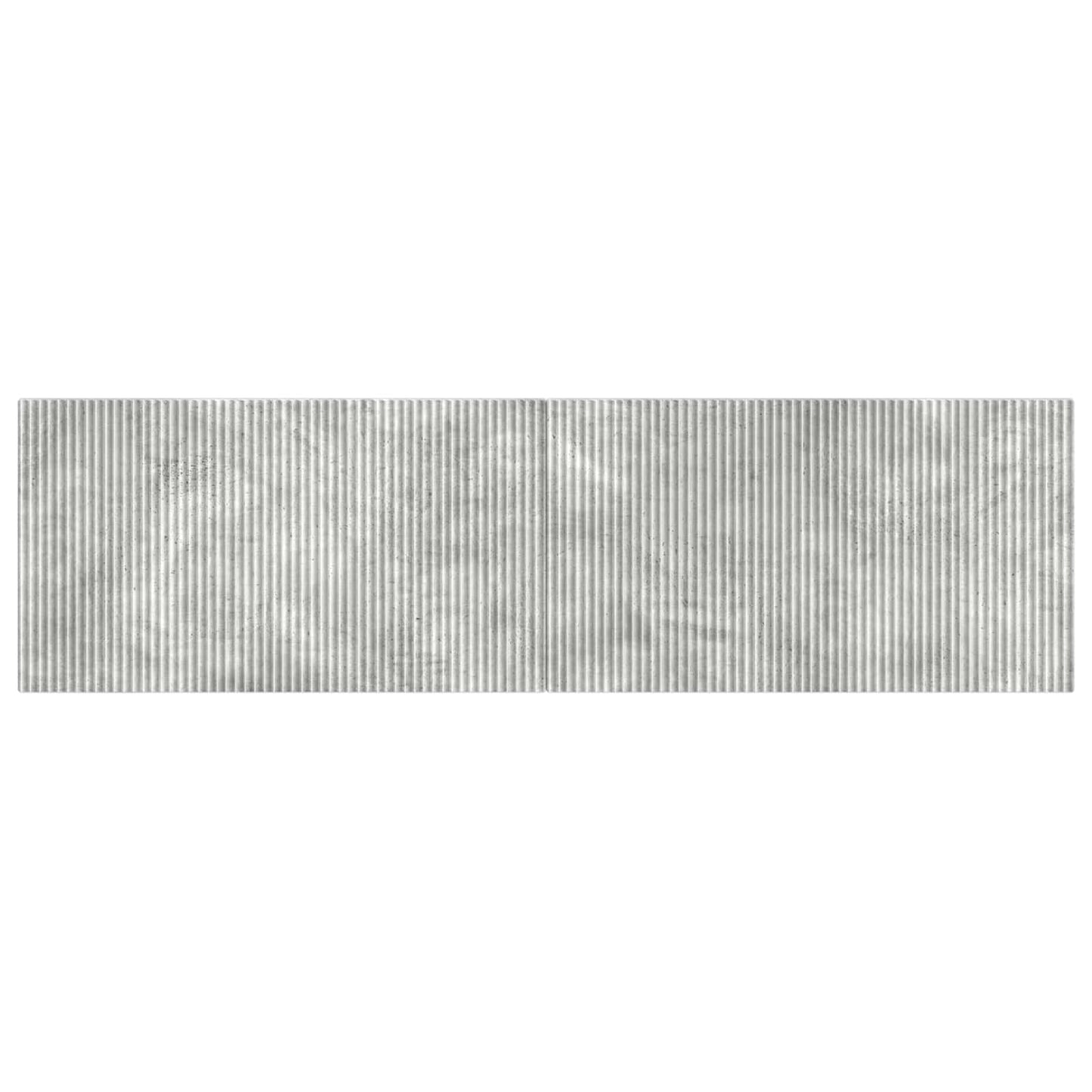 vidaXL Wall-Mounted Headboard ARNHEM Concrete Grey Engineered Wood
