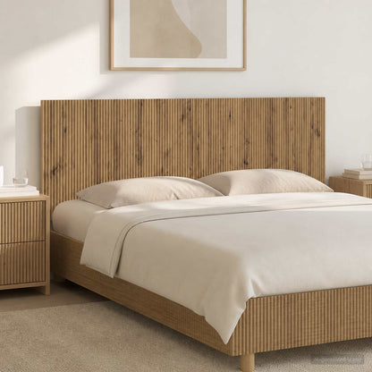 vidaXL Wall-Mounted Headboard ARNHEM Artisan Oak Engineered Wood