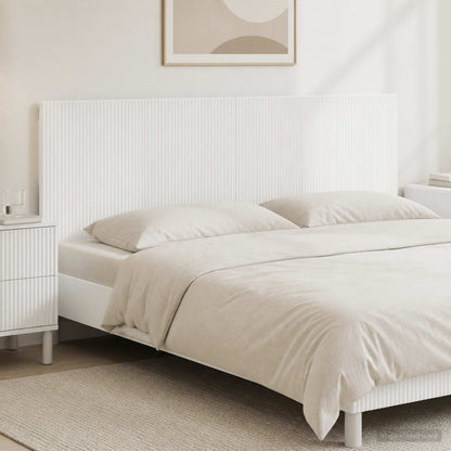 vidaXL Wall-Mounted Headboard ARNHEM White Engineered Wood