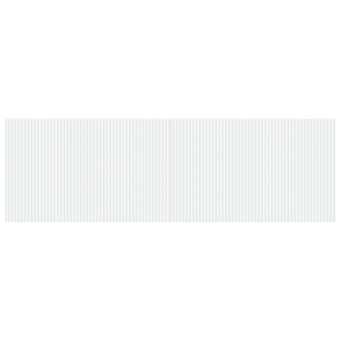 vidaXL Wall-Mounted Headboard ARNHEM White Engineered Wood