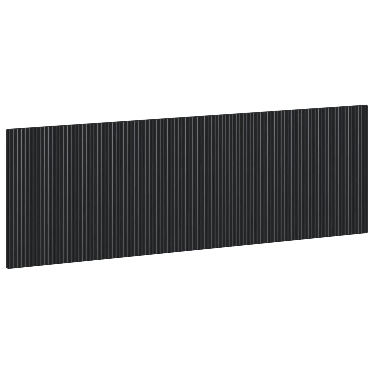 vidaXL Wall-Mounted Headboard ARNHEM Black Engineered Wood