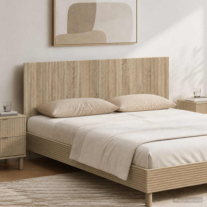 vidaXL Wall-Mounted Headboard ARNHEM Sonoma Oak Engineered Wood