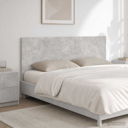 vidaXL Wall-Mounted Headboard ARNHEM Concrete Grey Engineered Wood