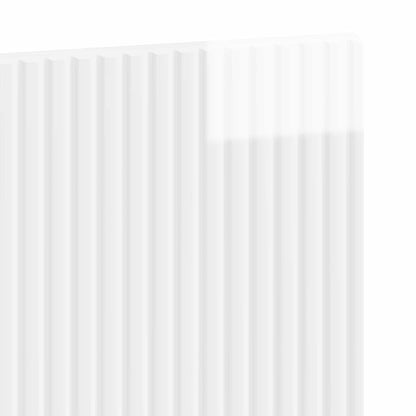 vidaXL Wall-Mounted Headboard ARNHEM High Gloss White Engineered Wood