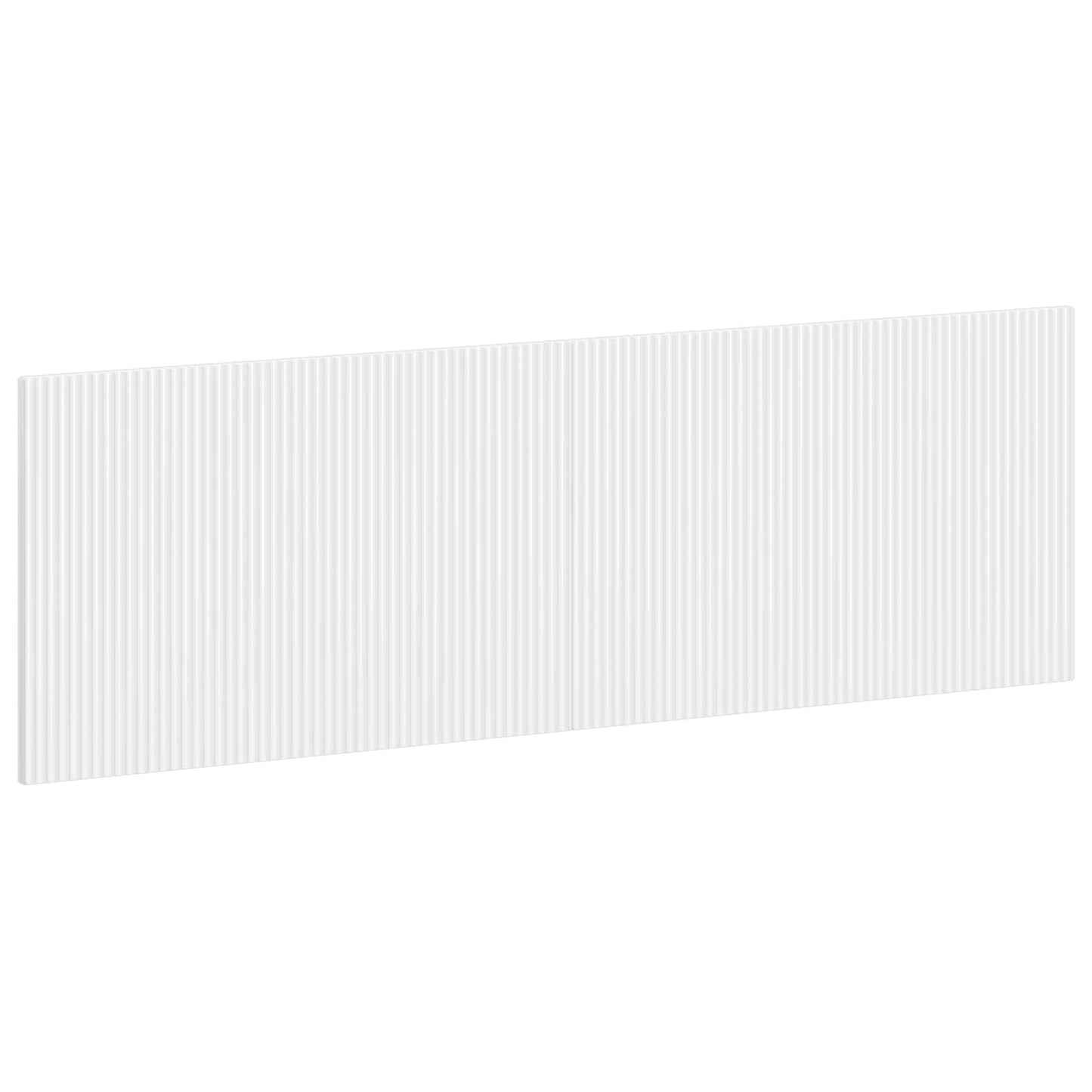 vidaXL Wall-Mounted Headboard ARNHEM High Gloss White Engineered Wood